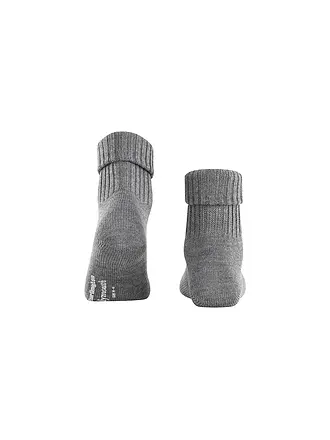 BURLINGTON | Chaussettes femme PLYMOUTH 36-41 blanc laine | grau